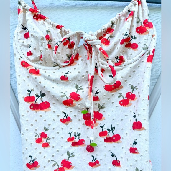🌟HOST PICK🌟Farm Rio Pitanga Cherry One Piece Bathing Suit - Picture 5 of 5